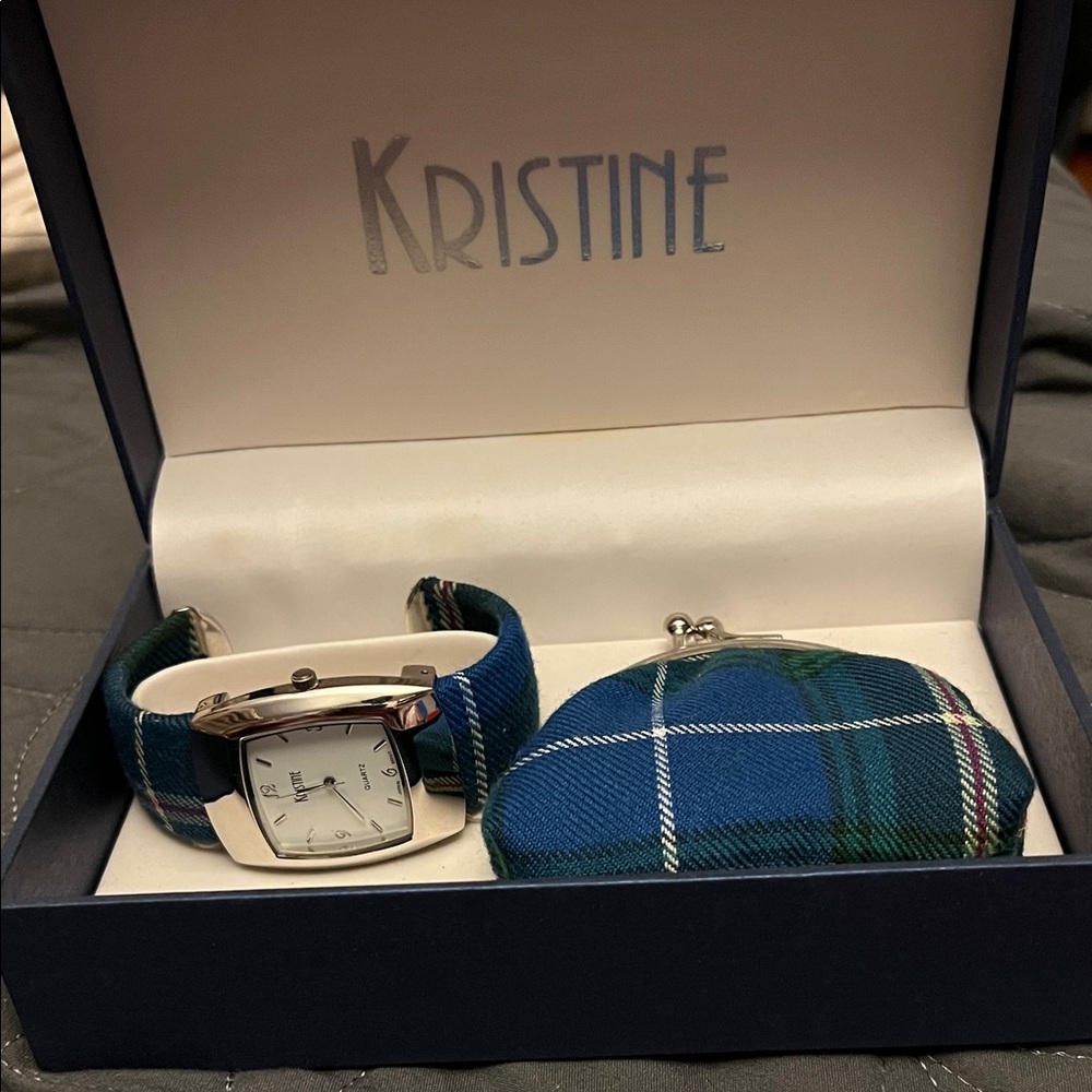 Nova Scotian Tartan Watch & Coin purse gift set
